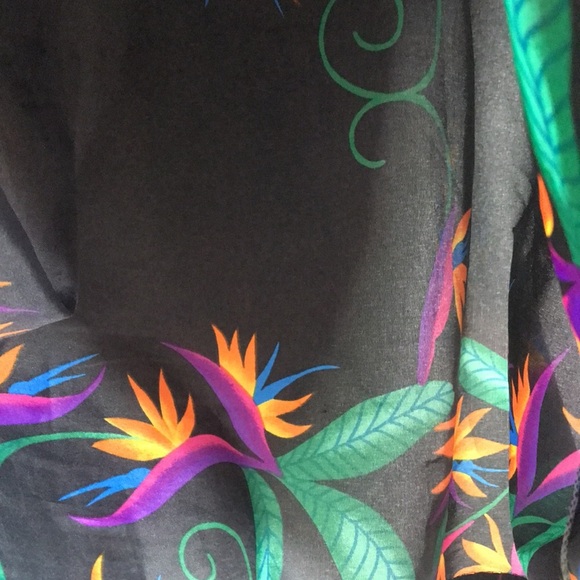 Hilo Hattie floral button up Hawaiian Shirt size XL men tropical - Picture 8 of 8